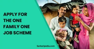One Family One Job Scheme