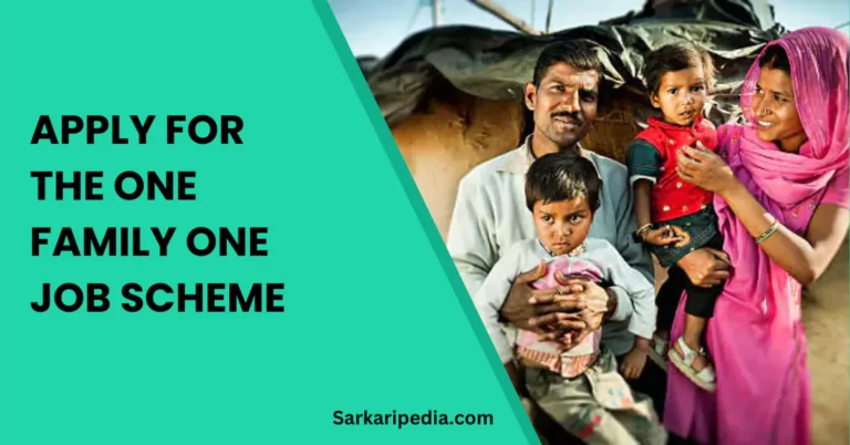 One Family One Job Scheme
